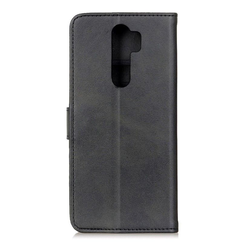 Housse Xiaomi Redmi 9 Marius effet cuir mat