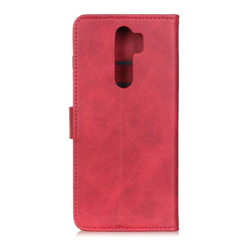 Housse Xiaomi Redmi 9 Marius effet cuir mat