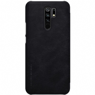 Housse Xiaomi Redmi 9 Qin Series Effet Cuir