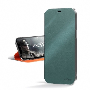 Coque iPhone 12 mini avec rabat simili cuir