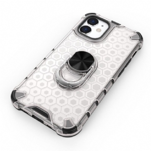 Coque iPhone 12 mini Design Nid d'Abeille avec Anneau