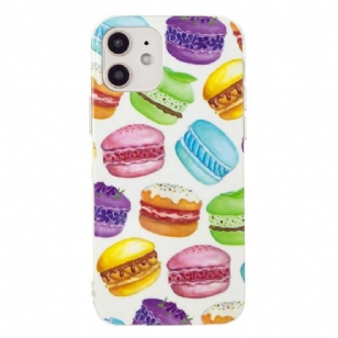 Coque iPhone 12 mini Fluorescente Macarons