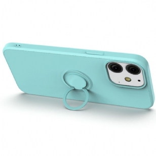 Coque iPhone 12 mini Silicone Liquide Ring