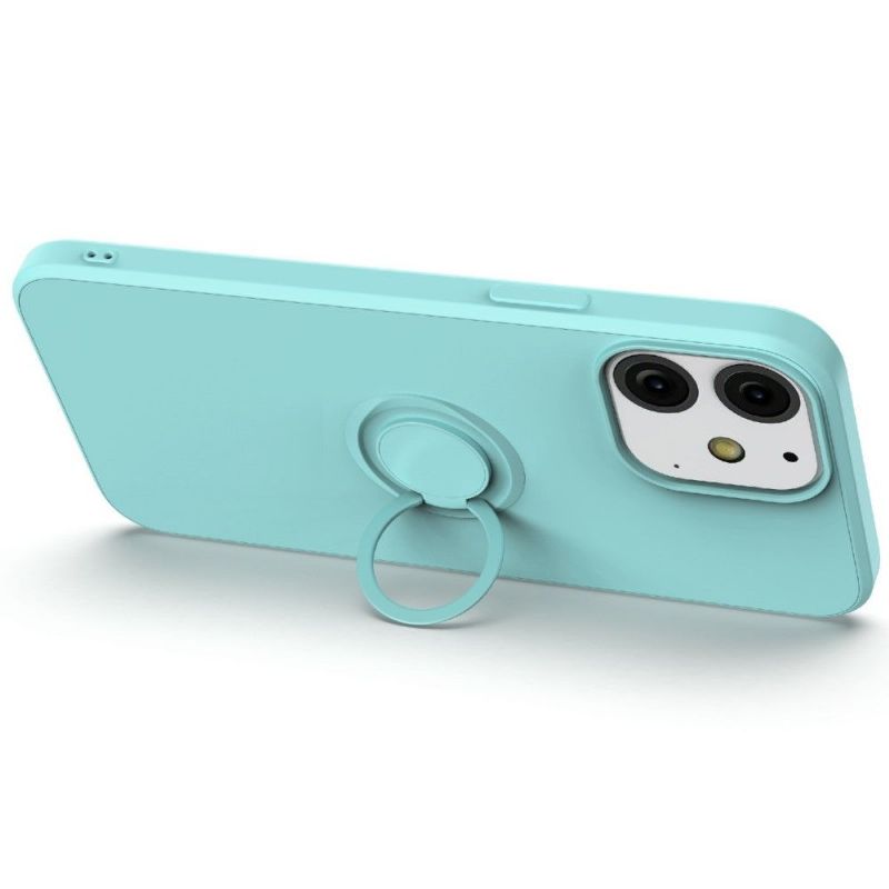 Coque iPhone 12 mini Silicone Liquide Ring