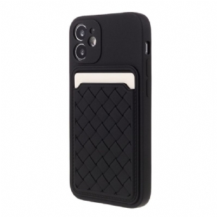 Coque iPhone 12 mini Silicone Porte Carte