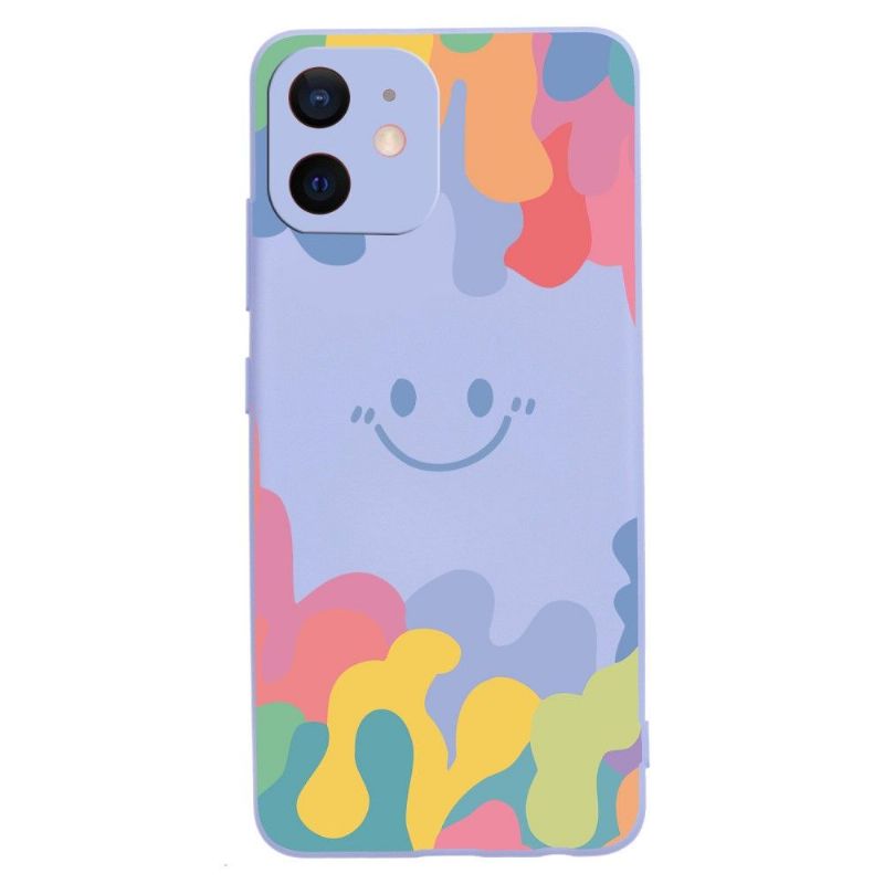 Coque iPhone 12 mini Splash Smiling en silicone