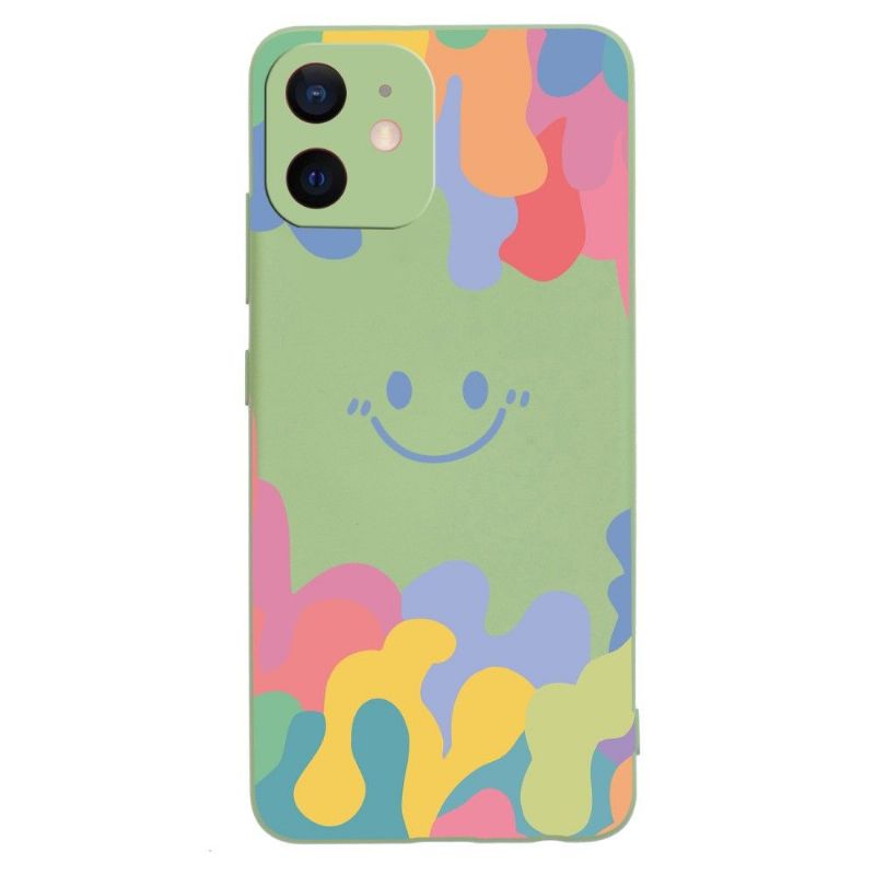 Coque iPhone 12 mini Splash Smiling en silicone