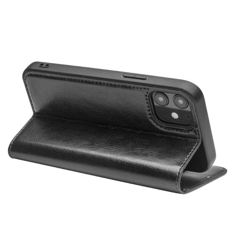 Housse iPhone 12 mini en cuir véritable