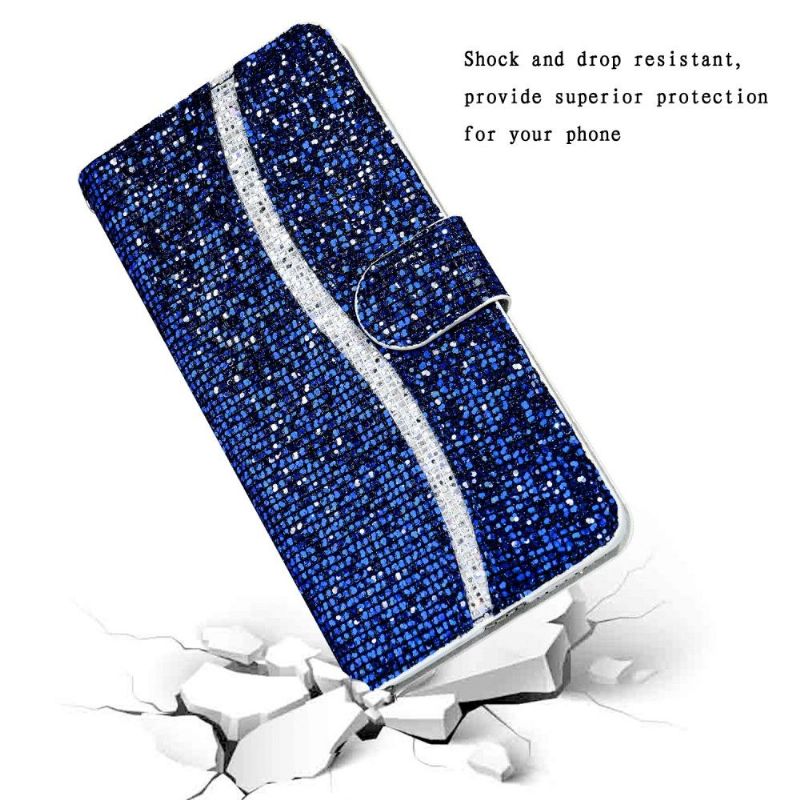 Housse iPhone 12 mini Glitter Porte Cartes