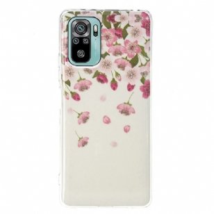 Coque Xiaomi Redmi Note 10 / Note 10s Fluorescente Fleurs