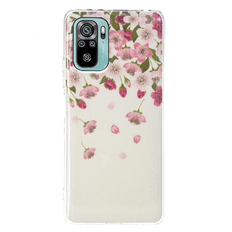 Coque Xiaomi Redmi Note 10 / Note 10s Fluorescente Fleurs