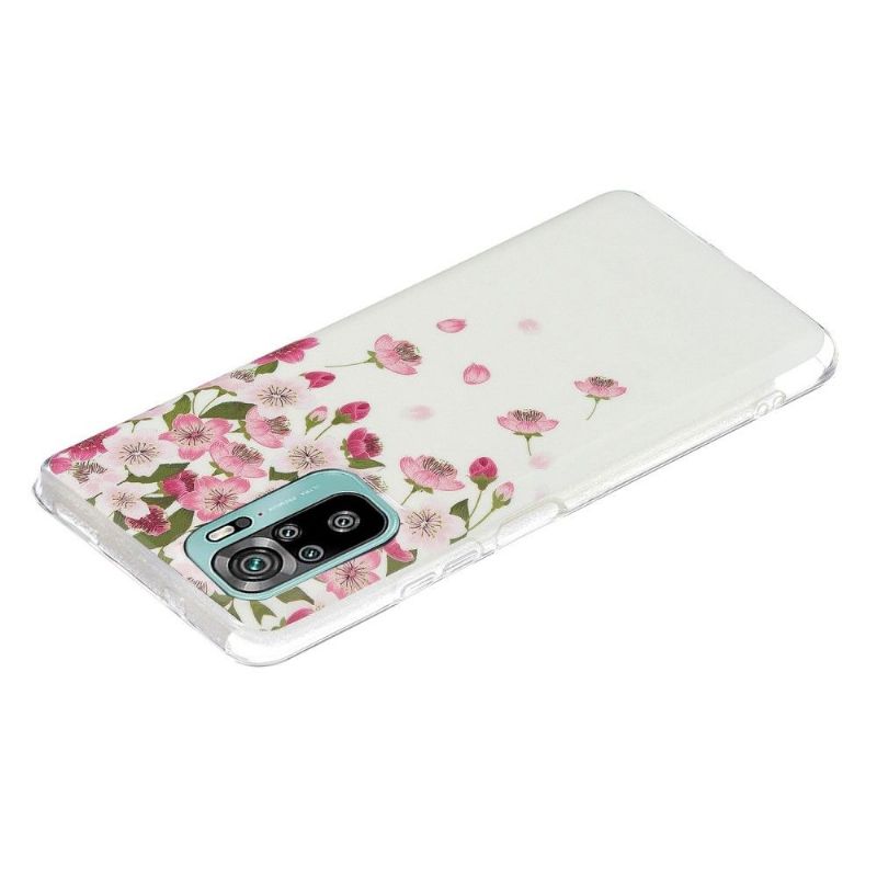 Coque Xiaomi Redmi Note 10 / Note 10s Fluorescente Fleurs