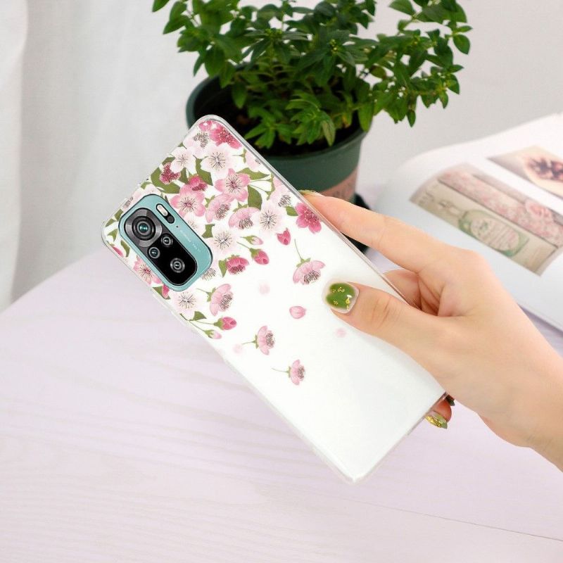 Coque Xiaomi Redmi Note 10 / Note 10s Fluorescente Fleurs