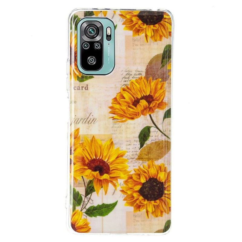 Coque Xiaomi Redmi Note 10 / Note 10s Fluorescente Tournesol Vintage