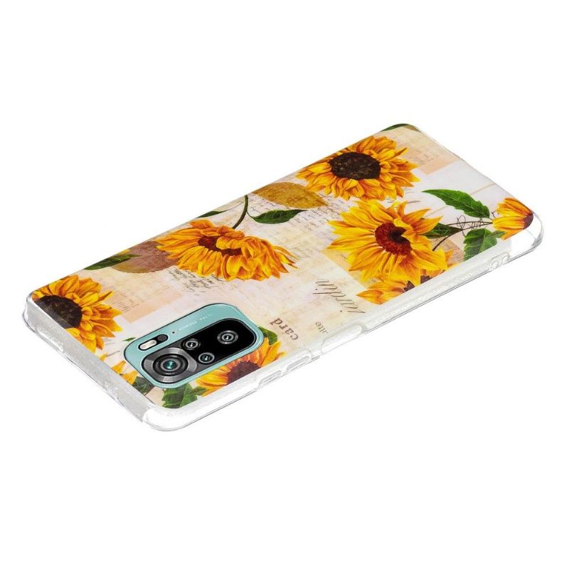 Coque Xiaomi Redmi Note 10 / Note 10s Fluorescente Tournesol Vintage