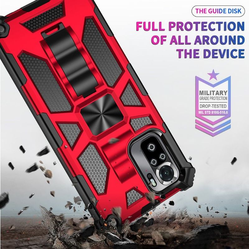 Coque Xiaomi Redmi Note 10 / Redmi Note 10S Suitcase Fonction Support