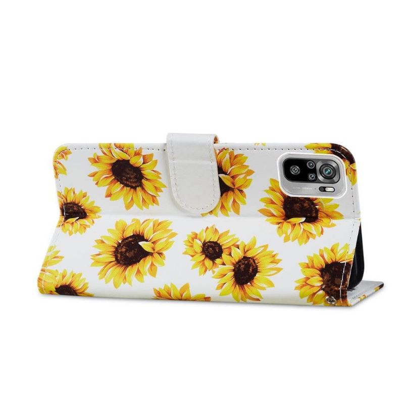 Housse Xiaomi Redmi Note 10 / Note 10s Tournesol Fleur