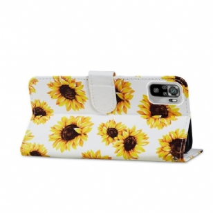 Housse Xiaomi Redmi Note 10 / Note 10s Tournesol Fleur