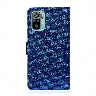 Housse Xiaomi Redmi Note 10 4G / Redmi Note 10S Glitter Porte Cartes