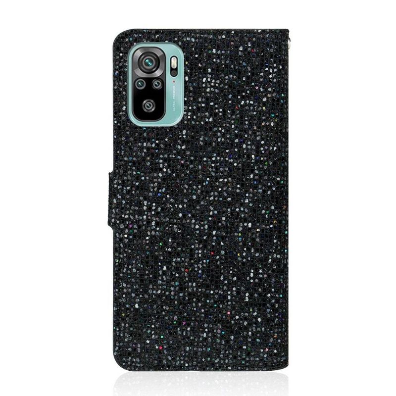 Housse Xiaomi Redmi Note 10 4G / Redmi Note 10S Glitter Porte Cartes