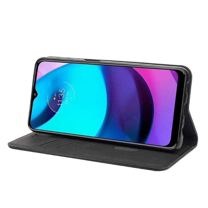 Housse Moto G71 5G La Fabuleuse en simili cuir