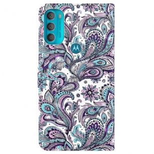 Housse Motorola Moto G71 5G paisley fleur