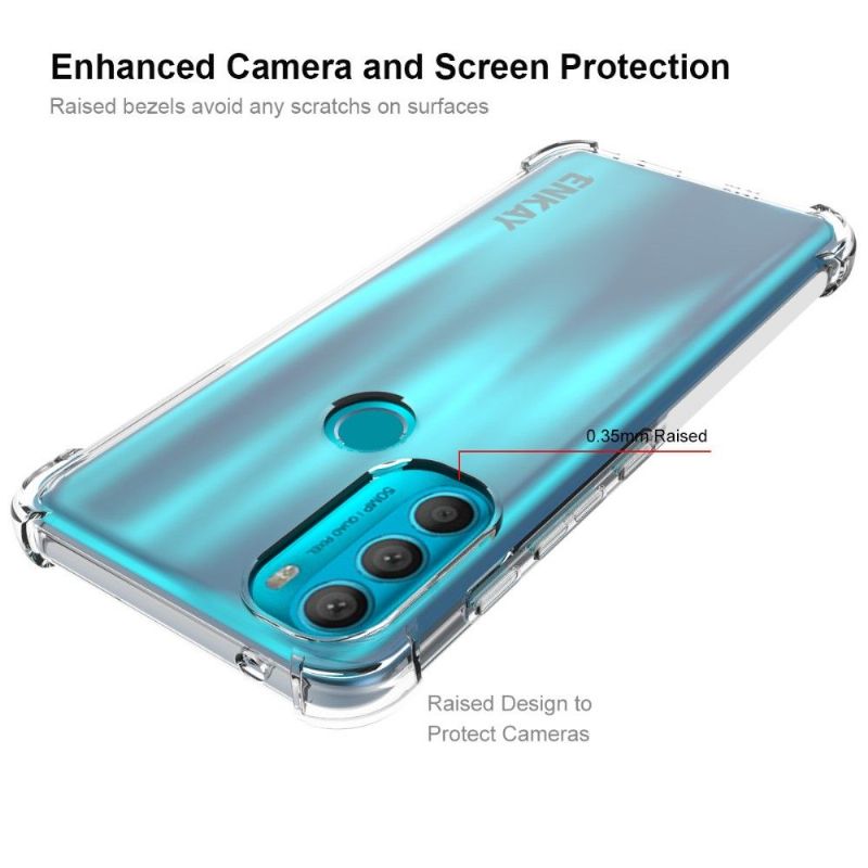 Protection Coque Moto G71 5G ENKAY Transparent