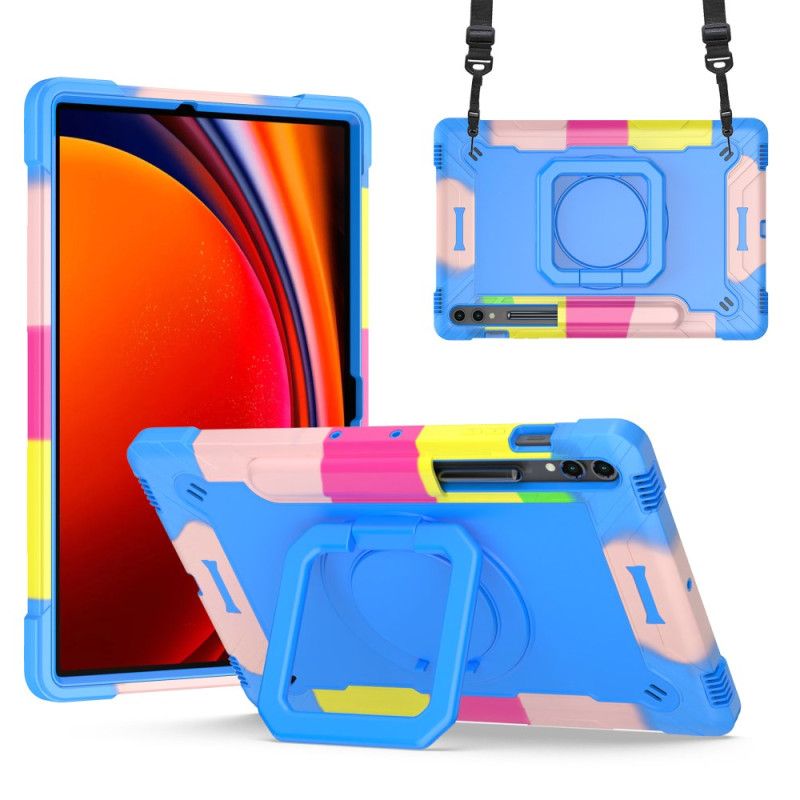 Coque Samsung Galaxy Tab S9 Plus / Tab S9 FE Plus Design avec Bandoulière