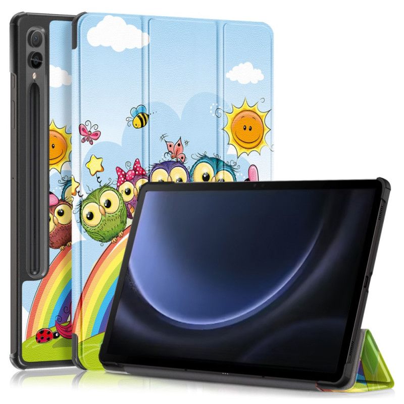 Smart Case Samsung Galaxy Tab S9 FE Plus Licorne Joyeuse