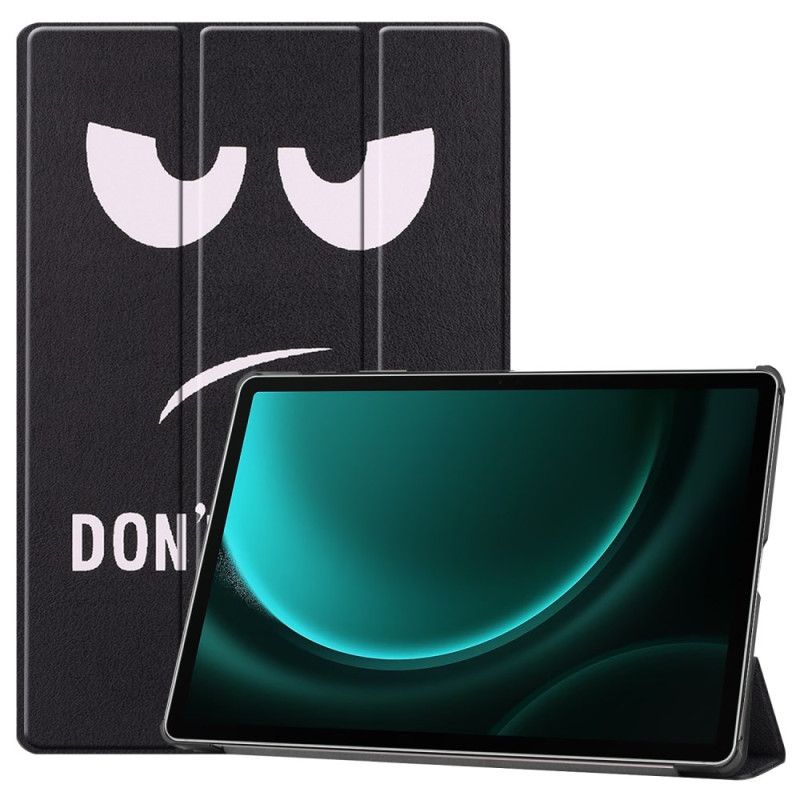 Smart Case Samsung Galaxy Tab S9 FE Plus Porte-Stylet Don't Touch Me