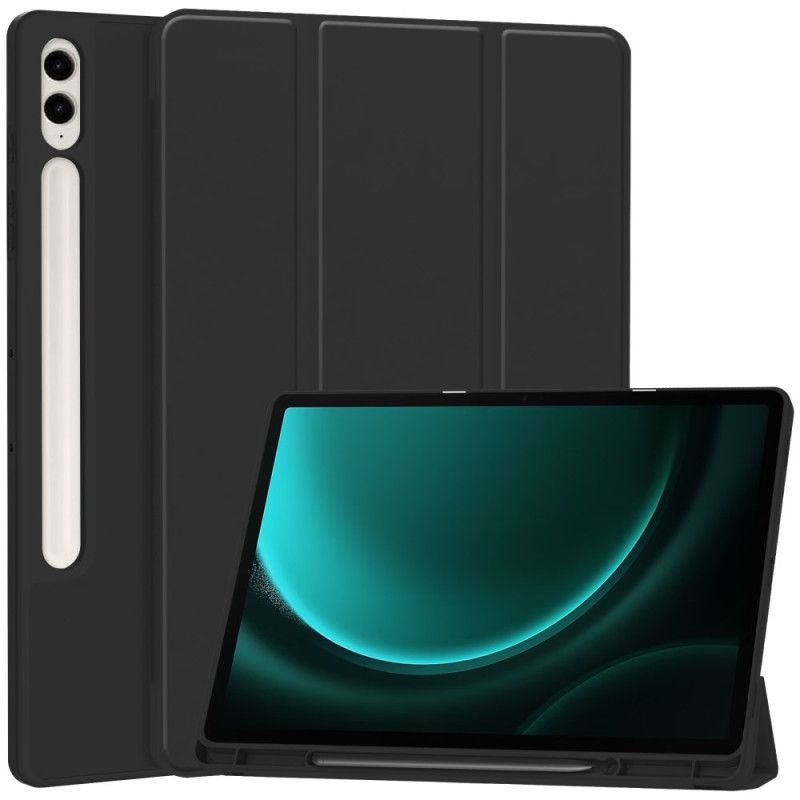 Smart Case Samsung Galaxy Tab S9 FE Plus Simili Cuir Porte-Crayon