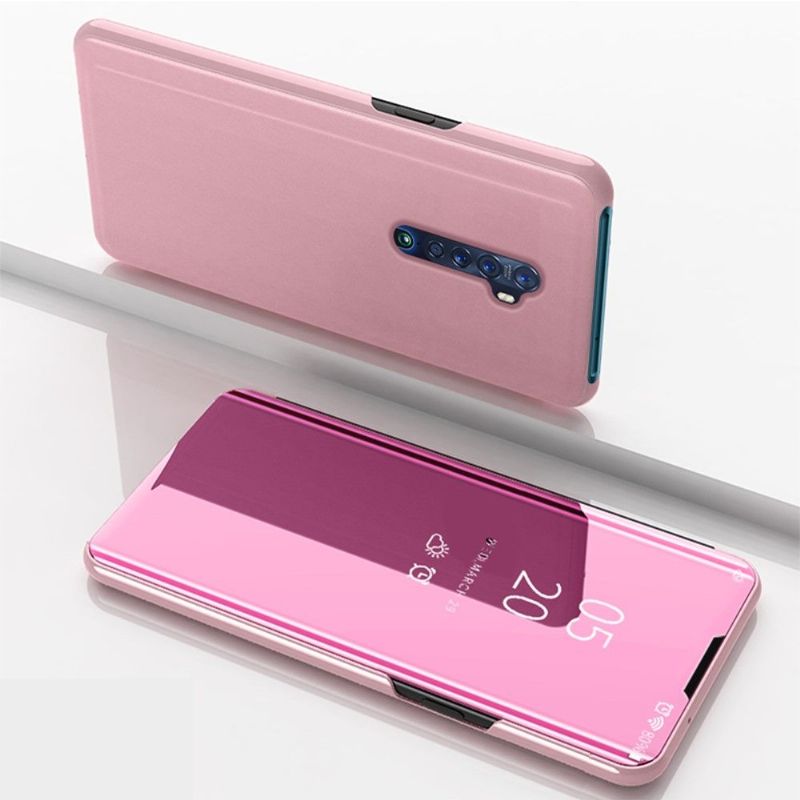 Coque Oppo Reno 2Z avec rabat effet miroir