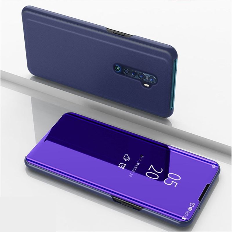 Coque Oppo Reno 2Z avec rabat effet miroir