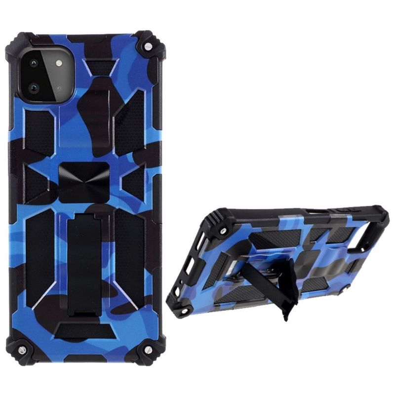 Coque Samsung Galaxy A22 5G Camouflage Militaire Fonction Support