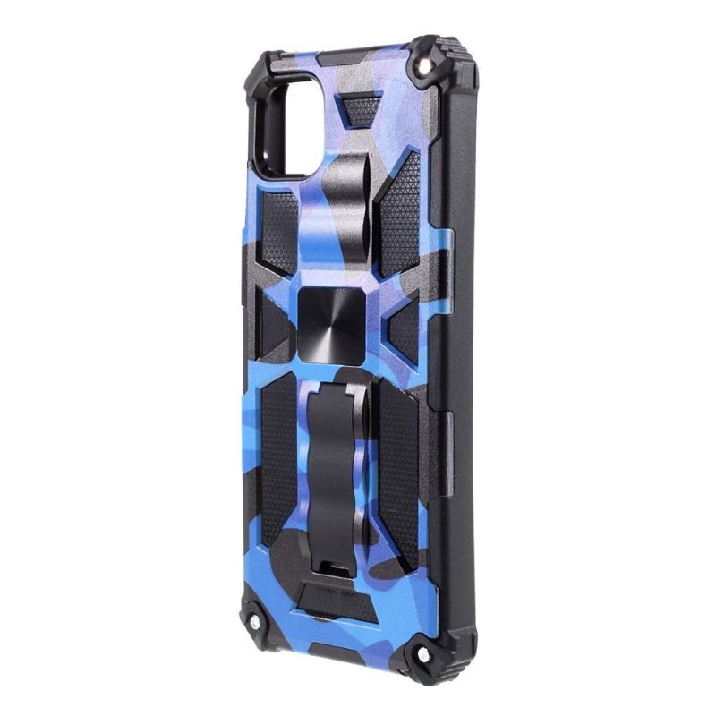 Coque Samsung Galaxy A22 5G Camouflage Militaire Fonction Support