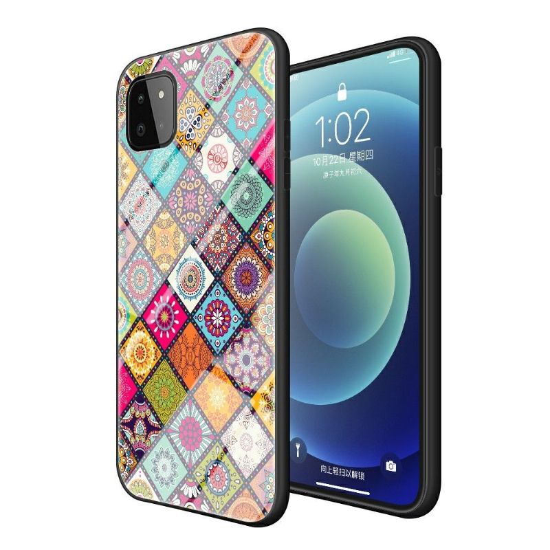 Coque Samsung Galaxy A22 5G Kaleidoscope Mandala avec support