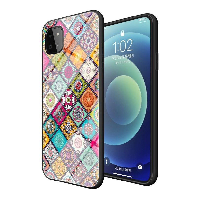 Coque Samsung Galaxy A22 5G Kaleidoscope Mandala avec support