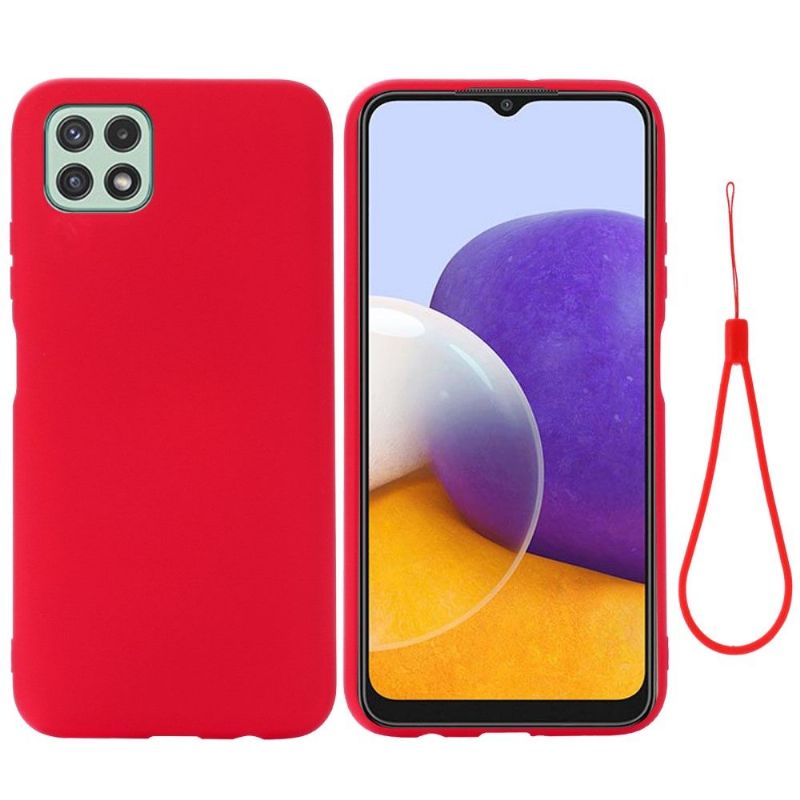 Coque Samsung Galaxy A22 5G Puro silicone liquide