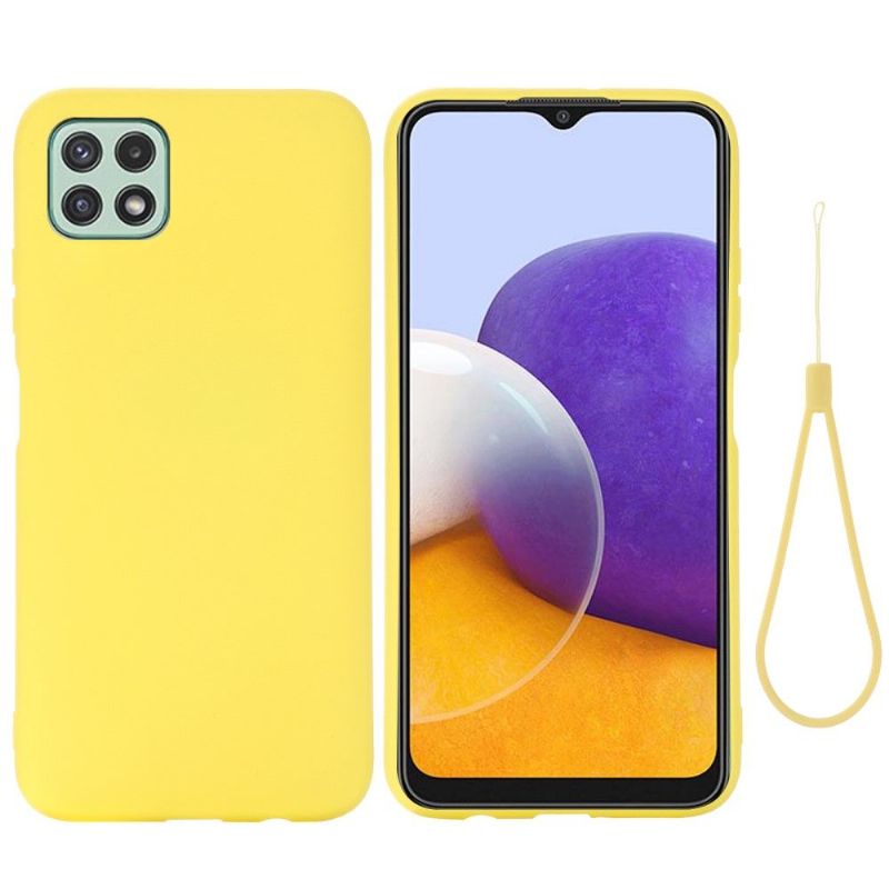 Coque Samsung Galaxy A22 5G Puro silicone liquide