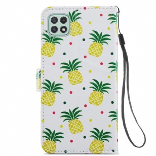 Housse Samsung Galaxy A22 5G Ananas