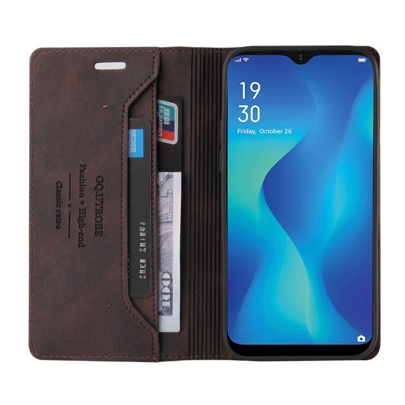 Housse Samsung Galaxy A22 5G GQ.UTROBE simili cuir rétro