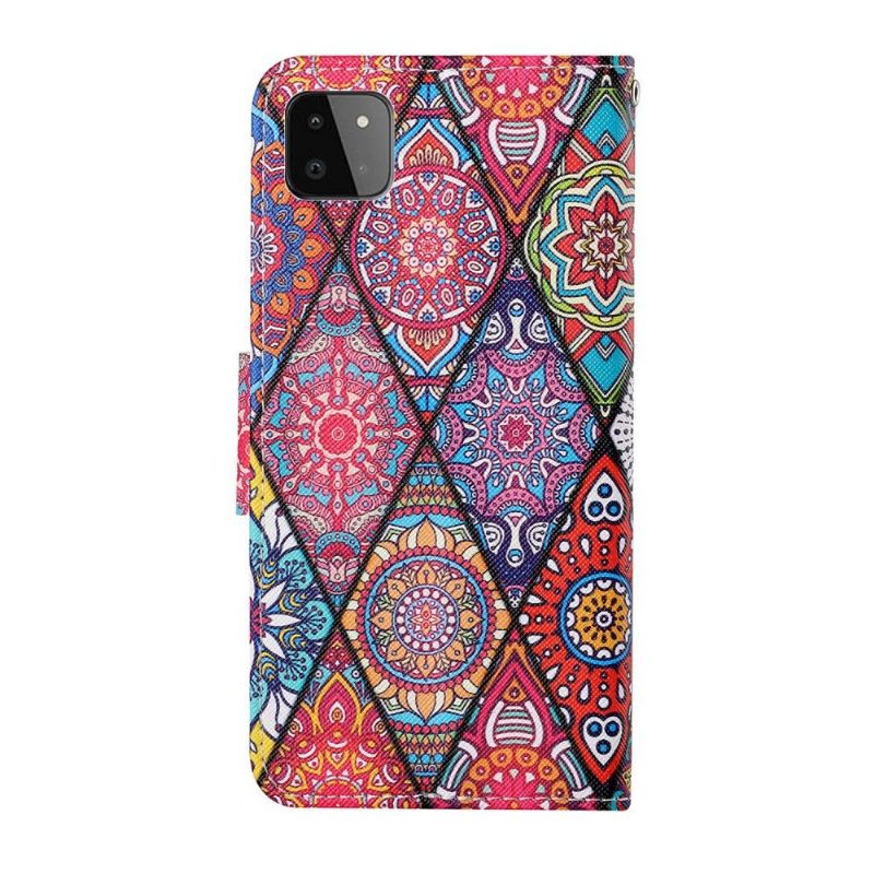 Housse Samsung Galaxy A22 5G Kaleidoscope Mandala