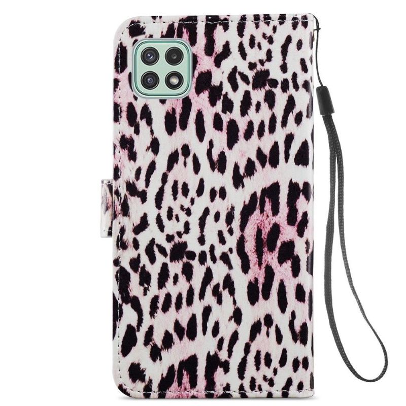 Housse Samsung Galaxy A22 5G Motif Leopard