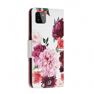 Housse Samsung Galaxy A22 5G Pivoine