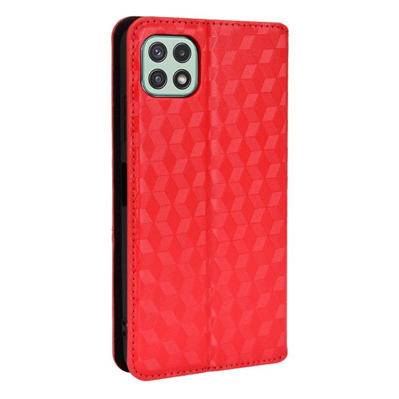 Samsung Galaxy A22 5G - Housse flip cover design géométrie