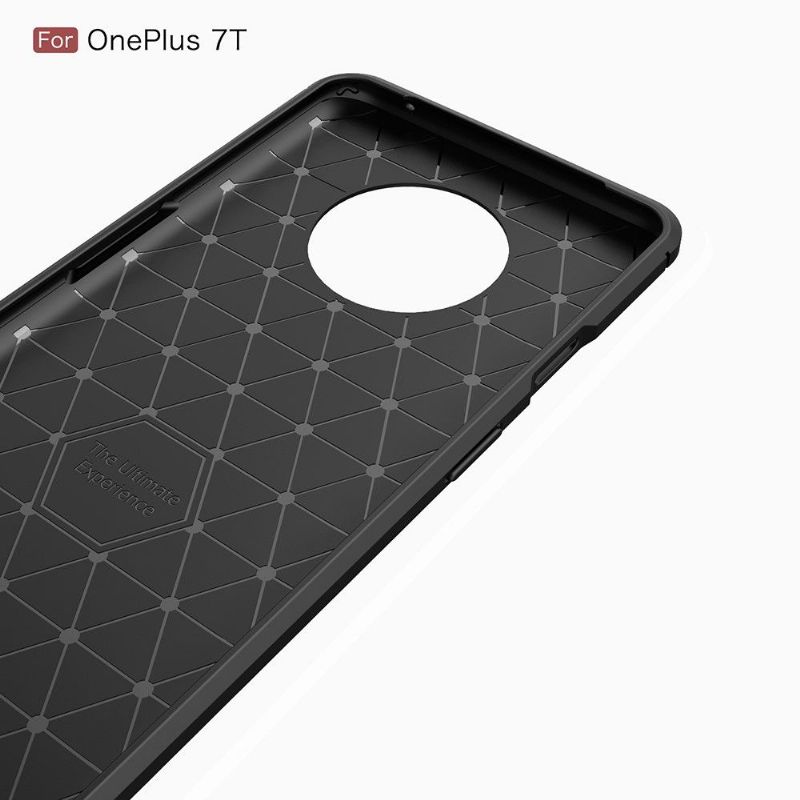 OnePlus 7T - Coque Brossée en Gel