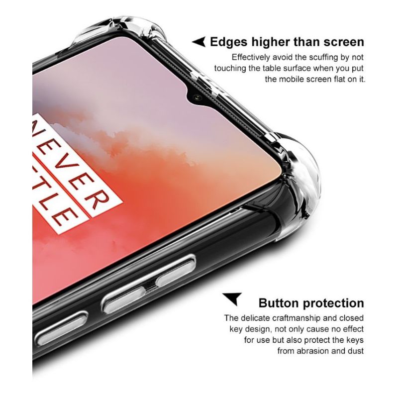 OnePlus 7T - Coque class protect - Transparent