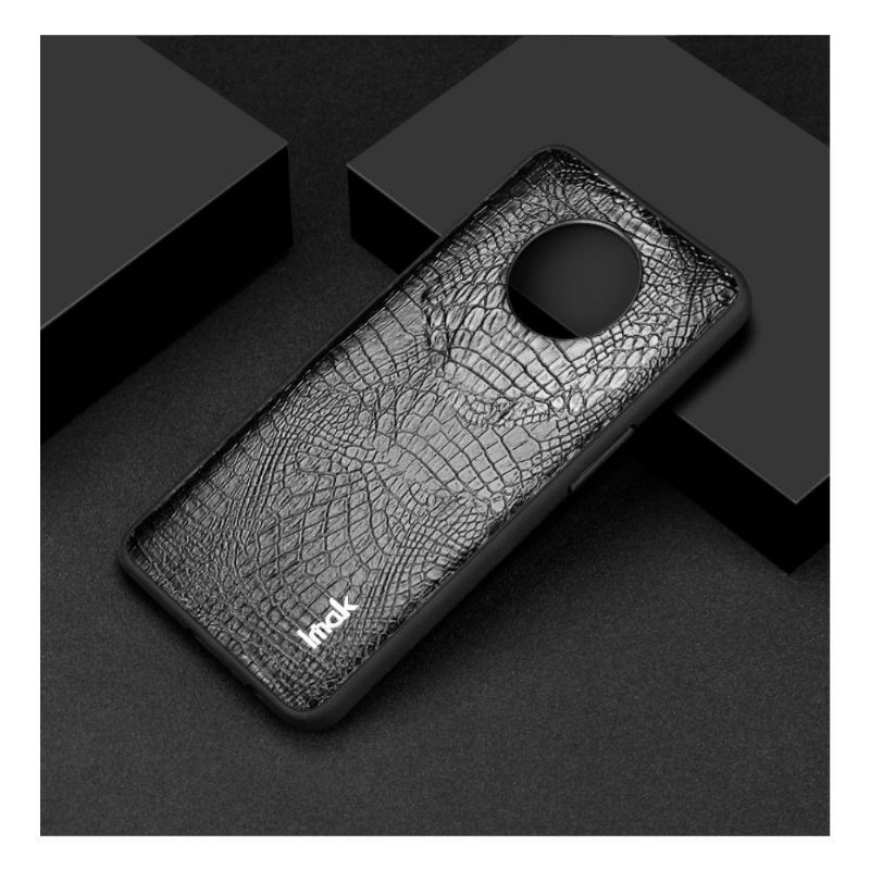 OnePlus 7T - Coque IMAK effet croco noir