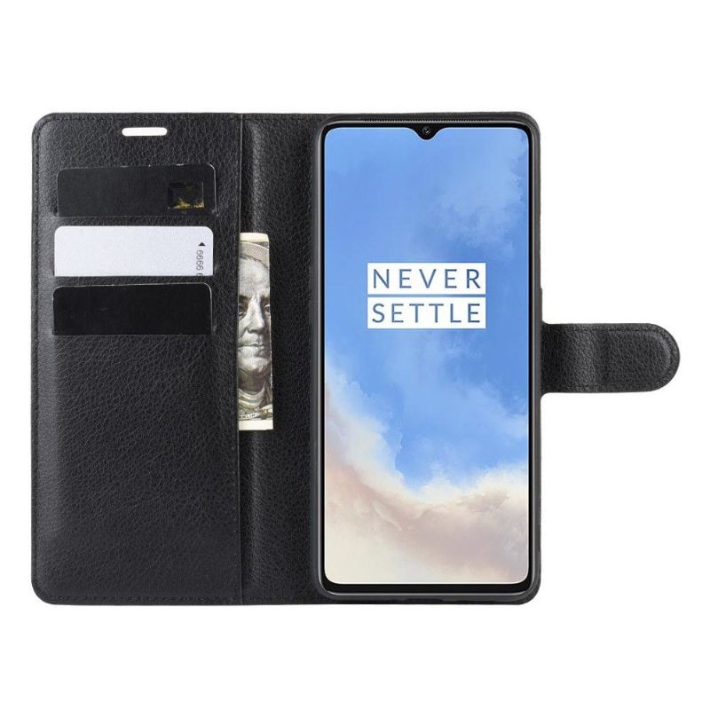 OnePlus 7T - Housse portefeuille style cuir