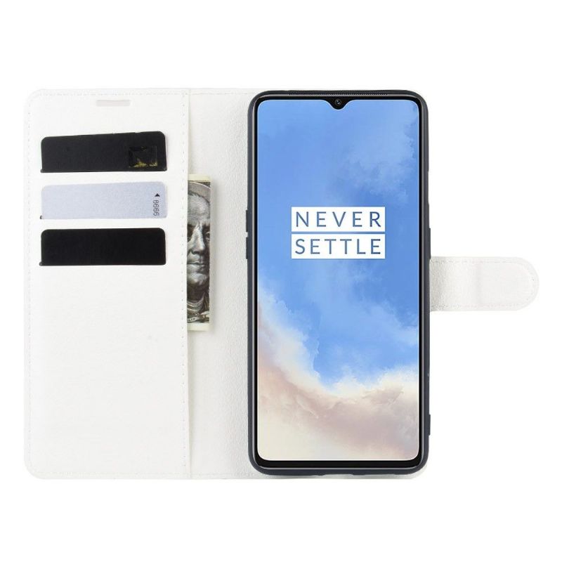 OnePlus 7T - Housse portefeuille style cuir